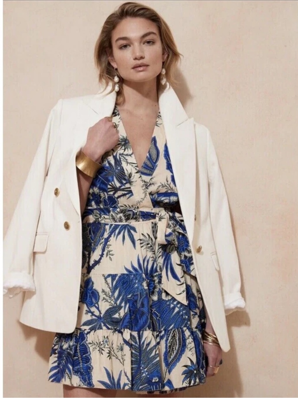 Banana Republic Stampa Mini Dress M